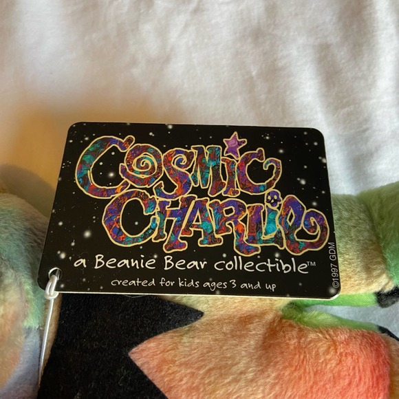 Grateful Dead Cosmic Charlie Bear Bean Liquid Blue Collect Vintage New Old Stock - Picture 3 of 8